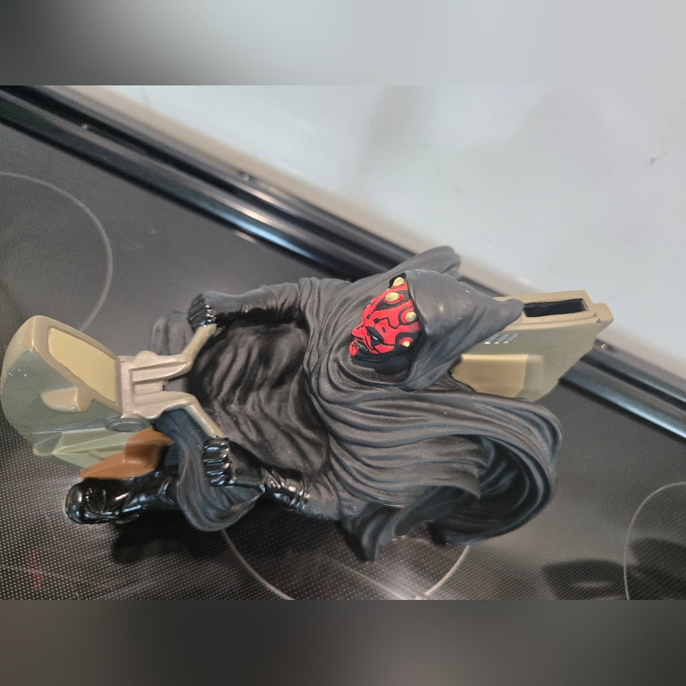 1999 Star Wars Darth Maul on Sith Speeder Coin Bank Vintage - Picture 4 of 5